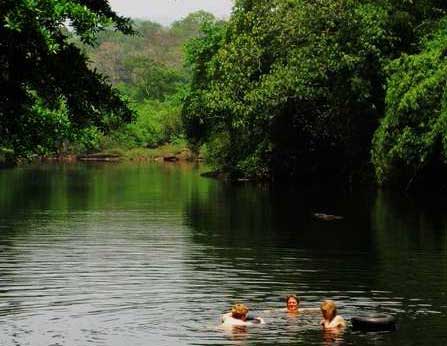 Swimming in the River