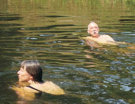 Swimming in the River